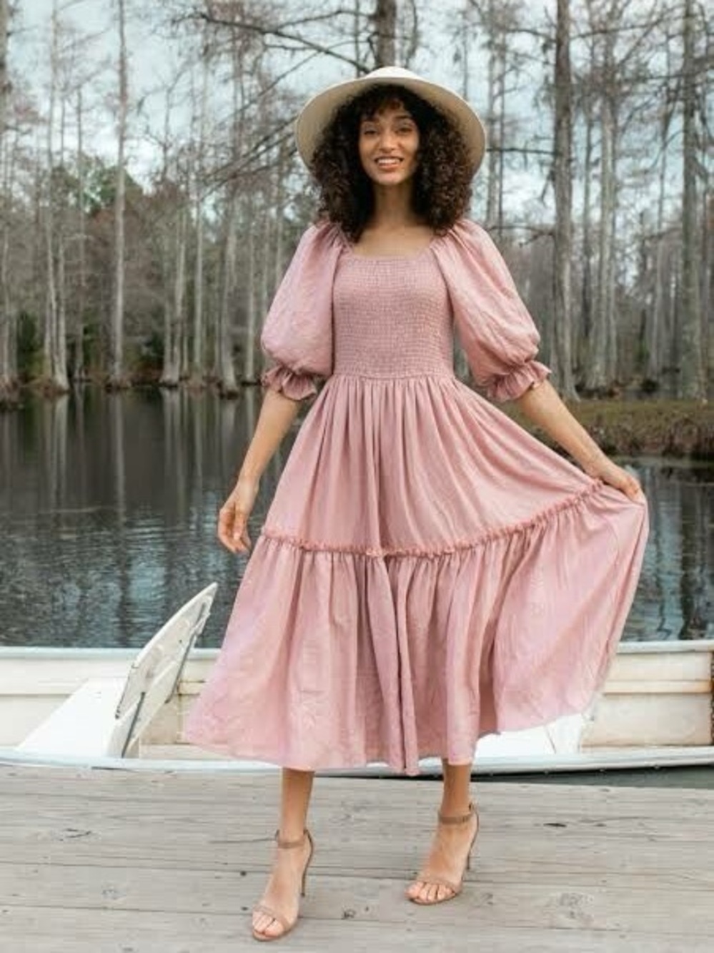Ivy City Co Dusty Pink Lani Dress